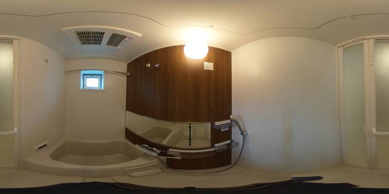 パノラマ画像バスルーム