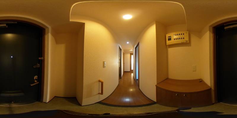 パノラマ画像玄関