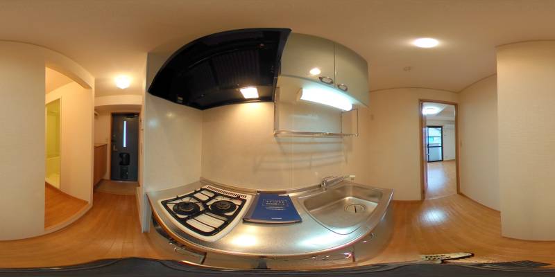 パノラマ画像キッチン