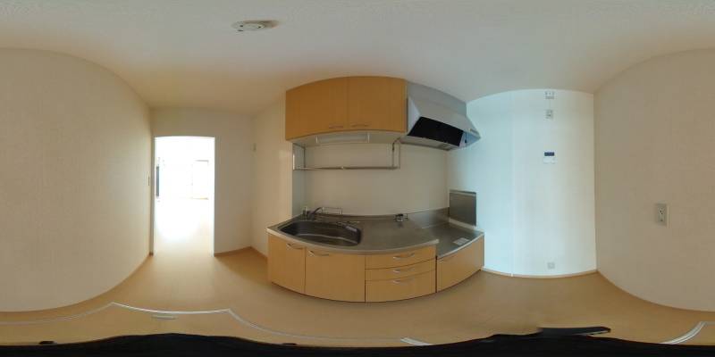 パノラマ画像キッチン