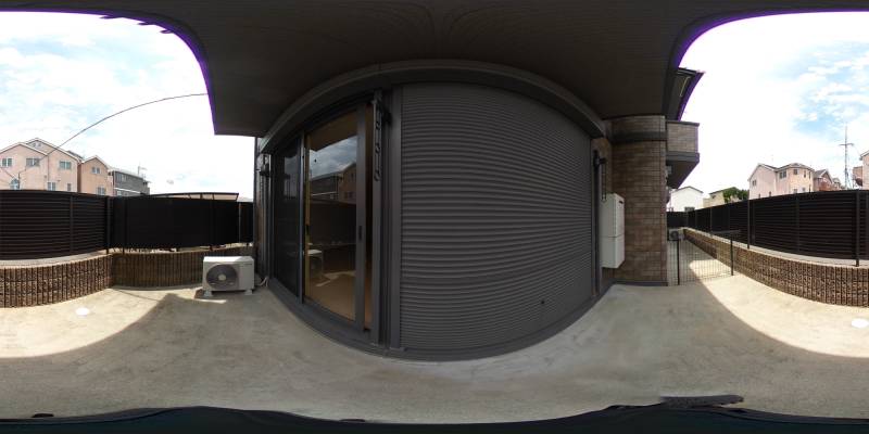 パノラマ画像バルコニー