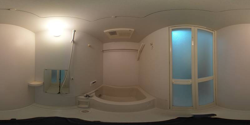 パノラマ画像バスルーム