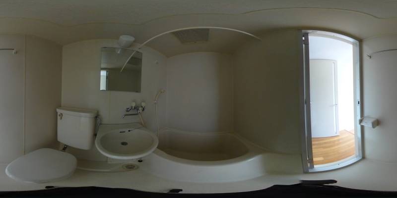 パノラマ画像バスルーム