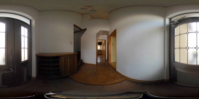 パノラマ画像玄関