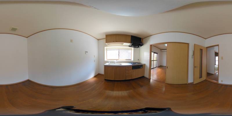 パノラマ画像キッチン