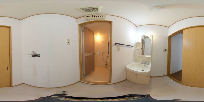 パノラマ画像洗面所