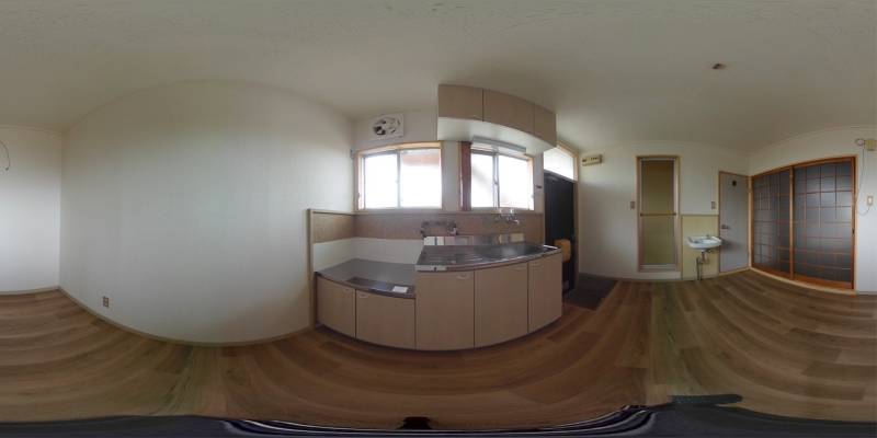 パノラマ画像キッチン