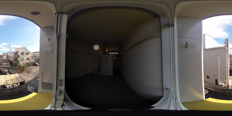 パノラマ画像バルコニー