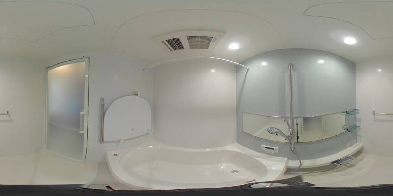 パノラマ画像バスルーム