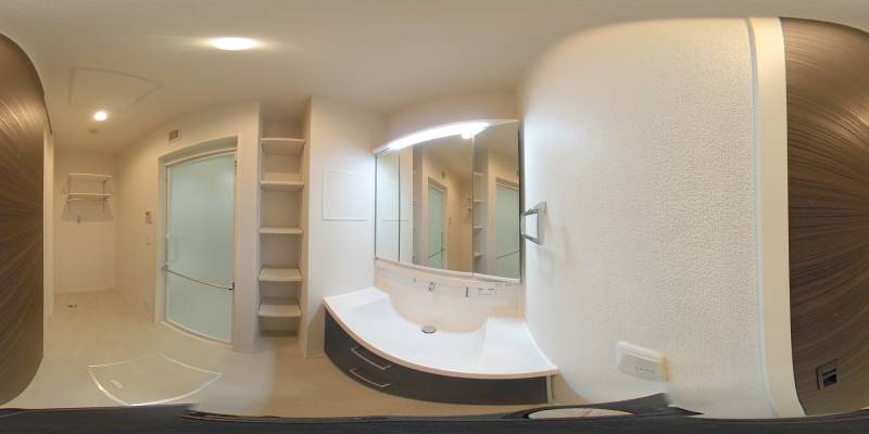 パノラマ画像洗面所