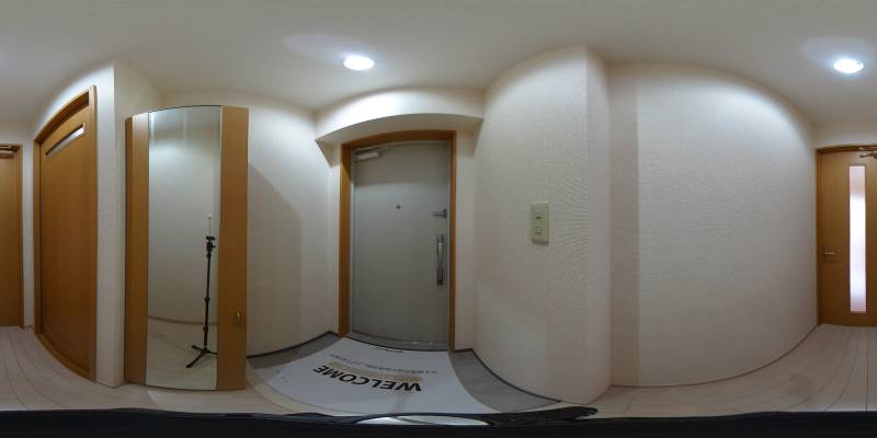 パノラマ画像玄関