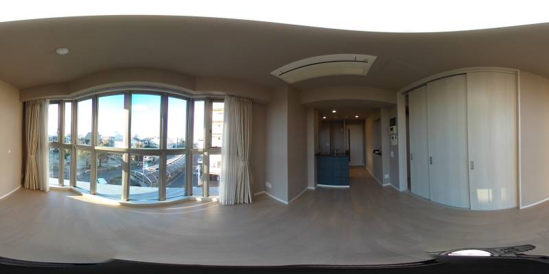 パノラマ画像リビング