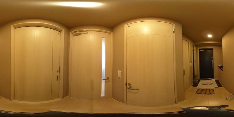 パノラマ画像玄関