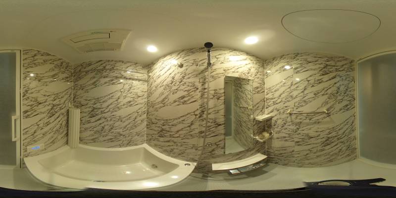 パノラマ画像バスルーム