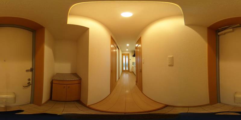 パノラマ画像玄関