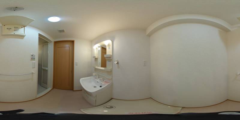 パノラマ画像洗面所
