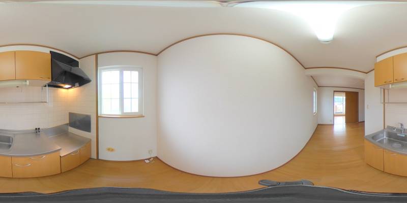 パノラマ画像キッチン