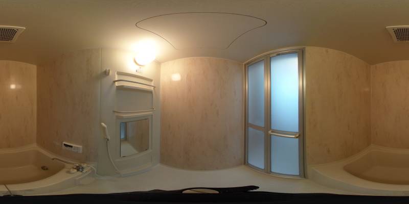 パノラマ画像バスルーム