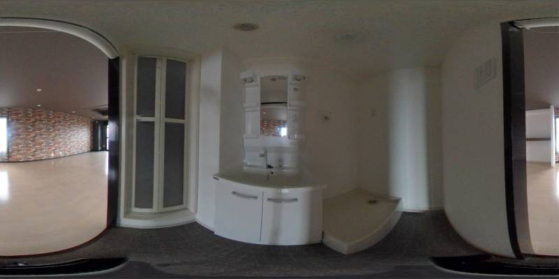 パノラマ画像洗面所