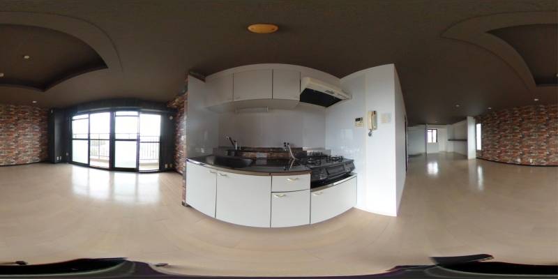 パノラマ画像キッチン