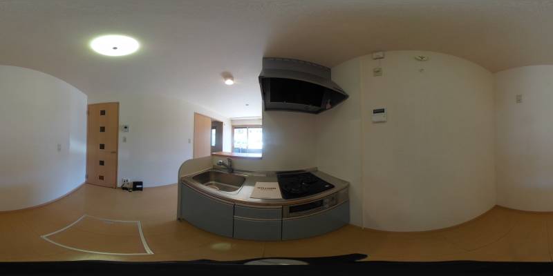 パノラマ画像キッチン