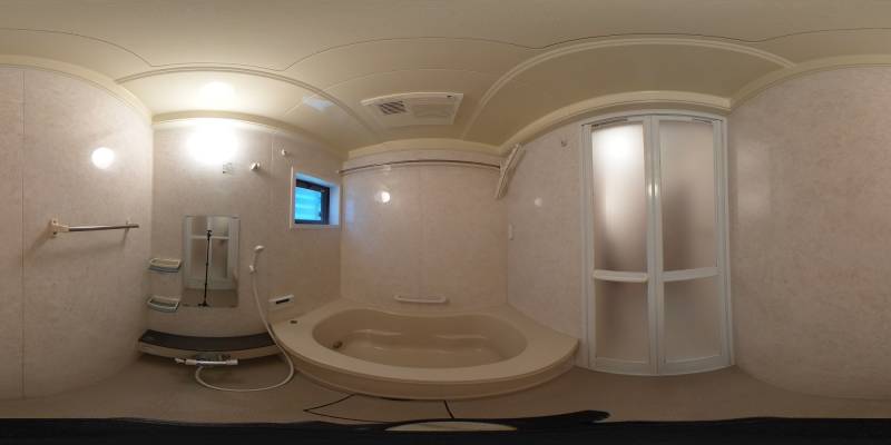 パノラマ画像バスルーム