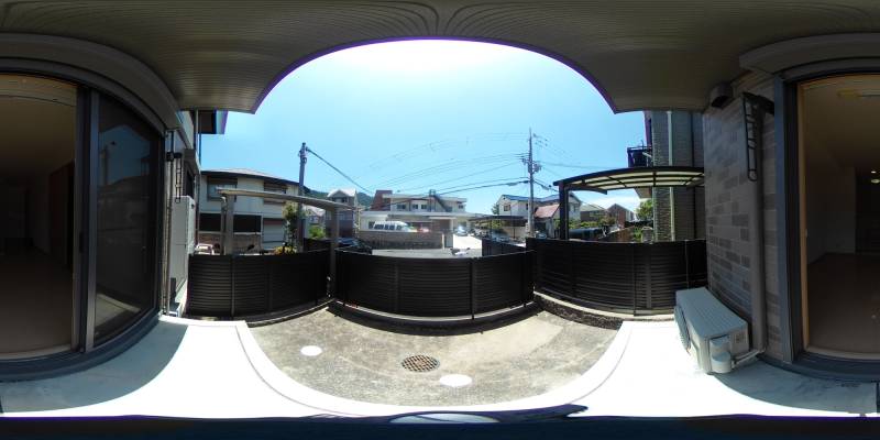パノラマ画像バルコニー