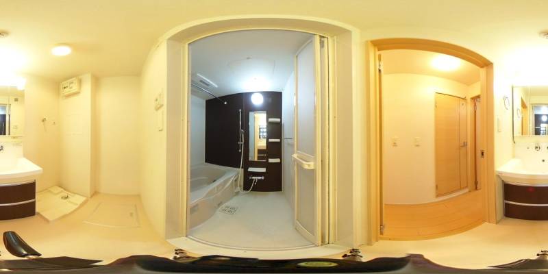 パノラマ画像洗面所