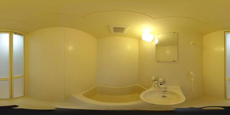 パノラマ画像バスルーム