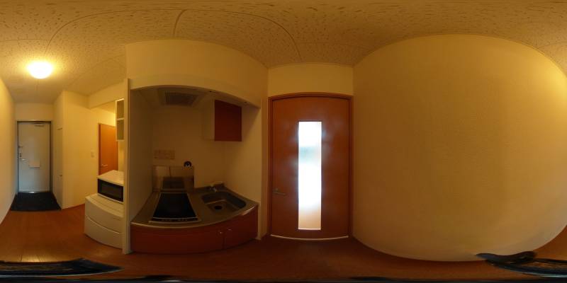 パノラマ画像キッチン