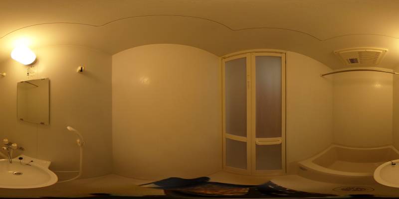 パノラマ画像洗面所