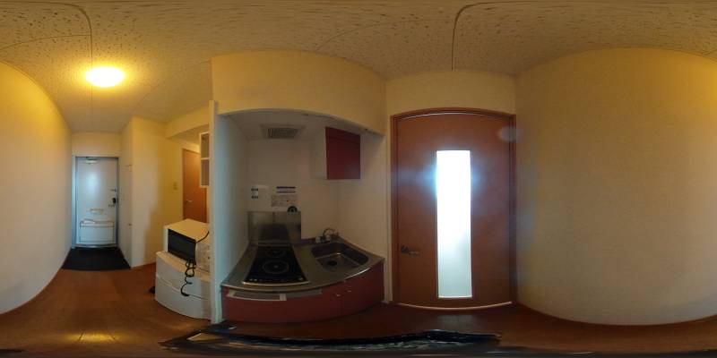 パノラマ画像キッチン