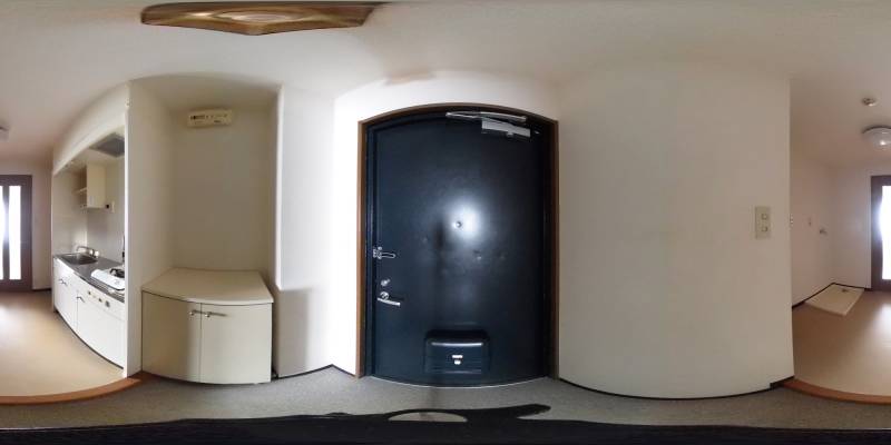 パノラマ画像玄関