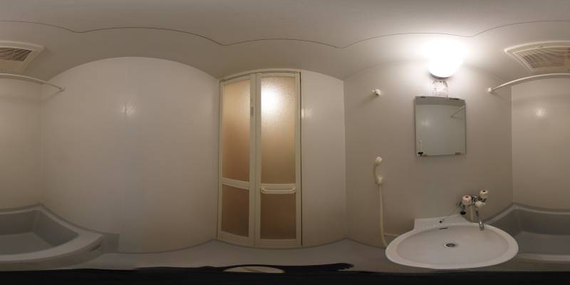 パノラマ画像バスルーム