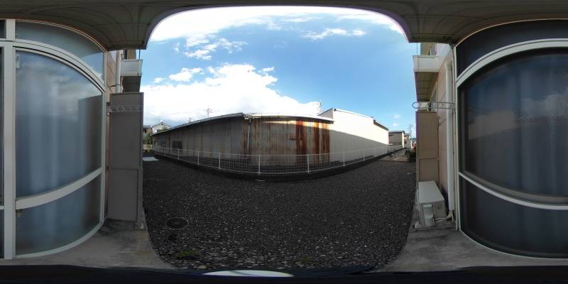 パノラマ画像バルコニー