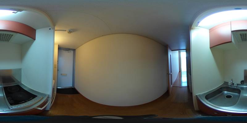 パノラマ画像キッチン