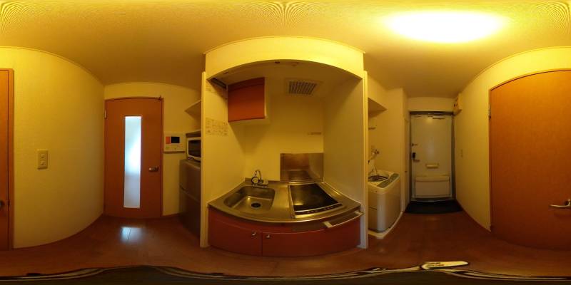 パノラマ画像キッチン