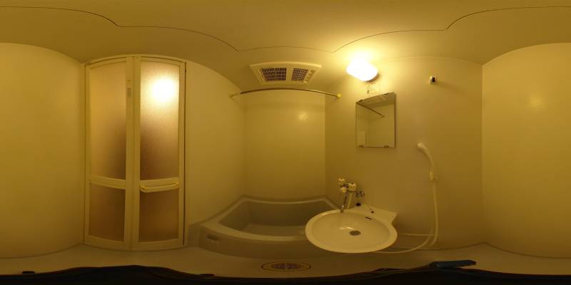 パノラマ画像バスルーム