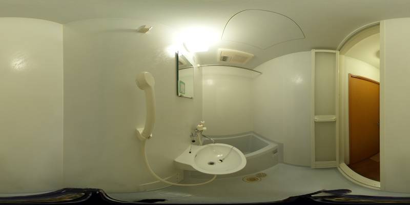 パノラマ画像バスルーム