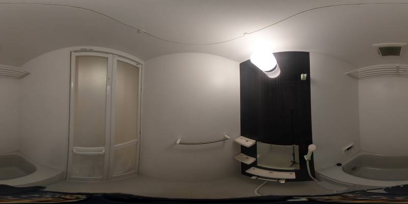 パノラマ画像バスルーム