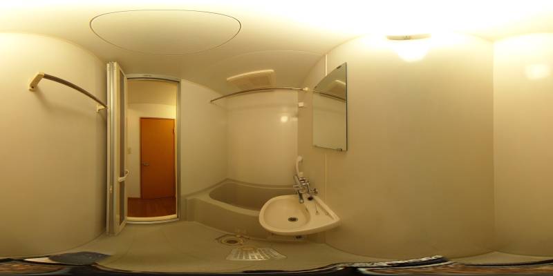 パノラマ画像バスルーム