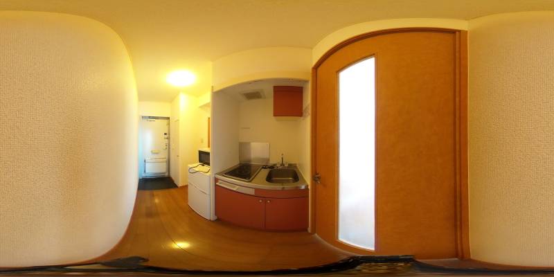 パノラマ画像キッチン