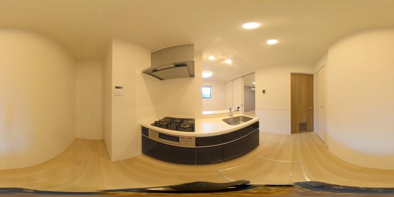 パノラマ画像キッチン