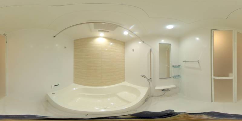 パノラマ画像バスルーム