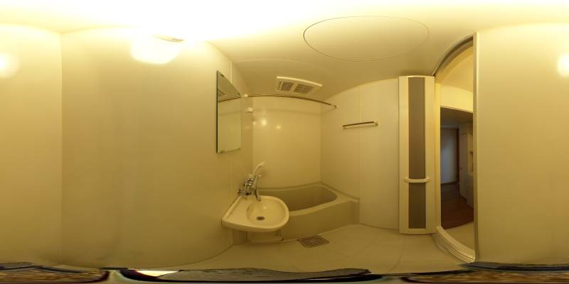 パノラマ画像洗面所