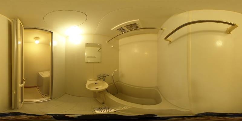 パノラマ画像バスルーム