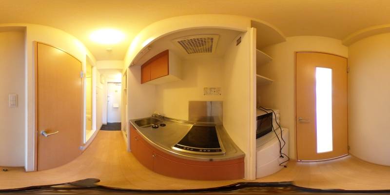 パノラマ画像キッチン