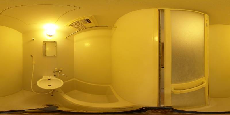 パノラマ画像バスルーム