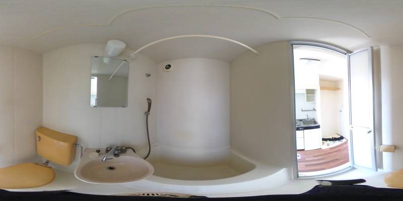 パノラマ画像バスルーム