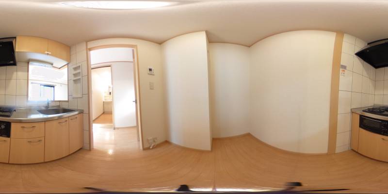 パノラマ画像キッチン